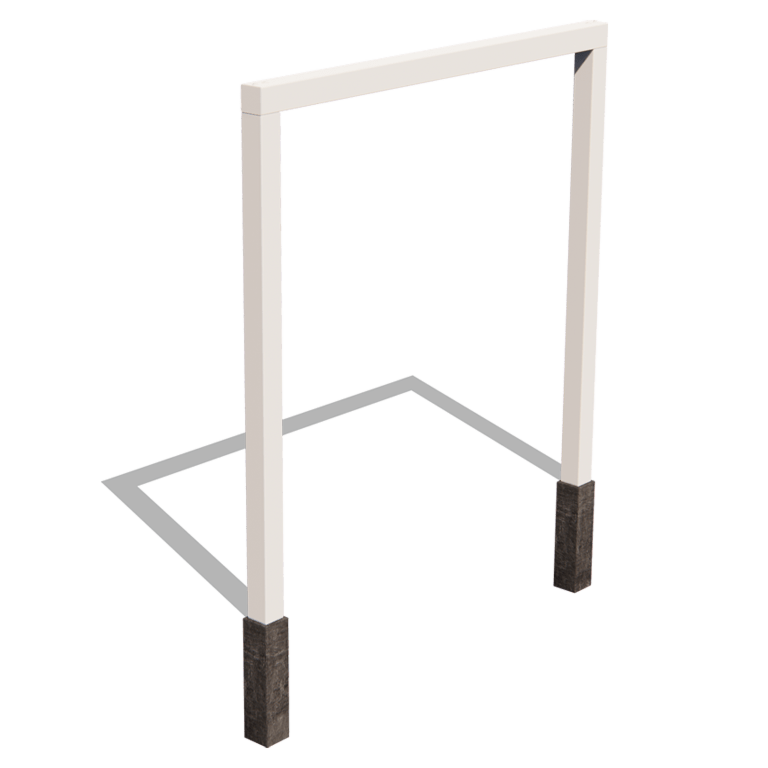 Tērauda pergola - Taisns - 250 x 230 cm