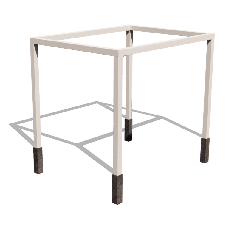 Tērauda pergola - Taisnstūris - 324 x 250 x 230 cm