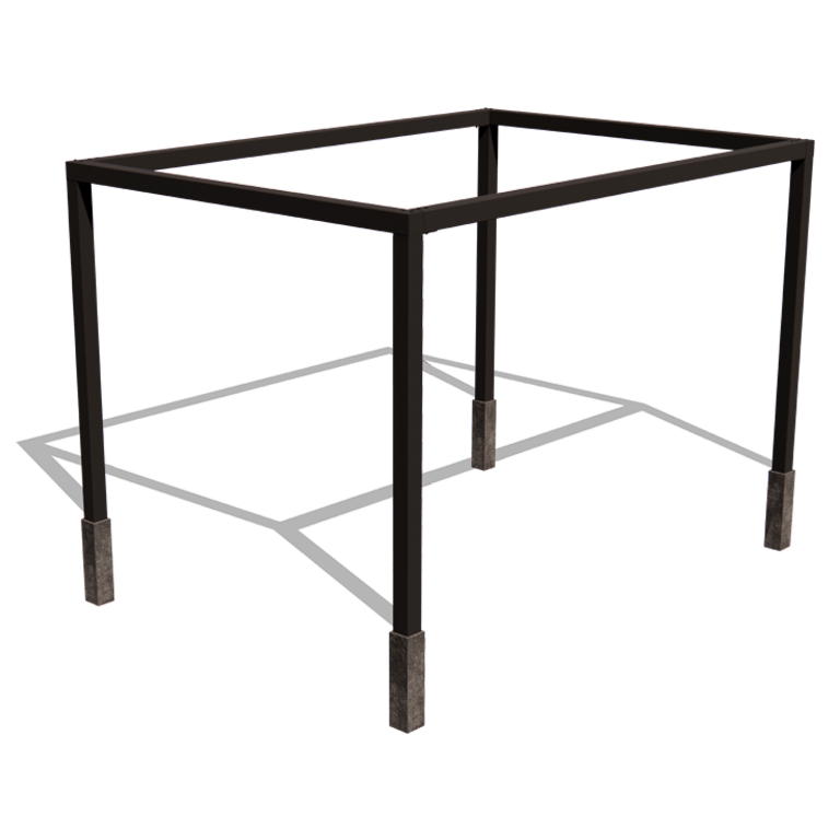 Tērauda pergola - Taisnstūris - 424 x 300 x 230 cm