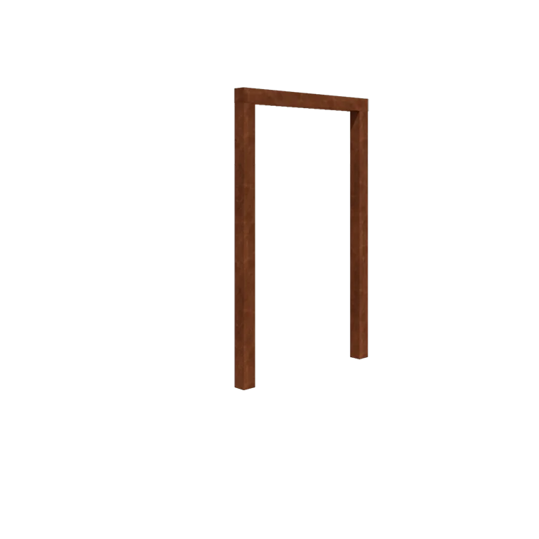 Kortena tērauda pergola - Taisns - 150 x 230 cm - Bez betona pamata