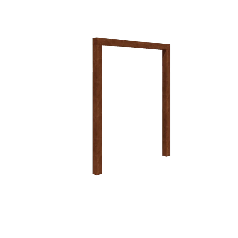 Kortena tērauda pergola - Taisns - 200 x 230 cm - Bez betona pamata
