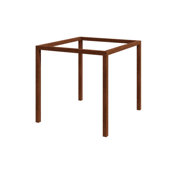 Kortena tērauda pergola - Kvadrāts - 274 x 250 x 230 cm - Bez betona pamata