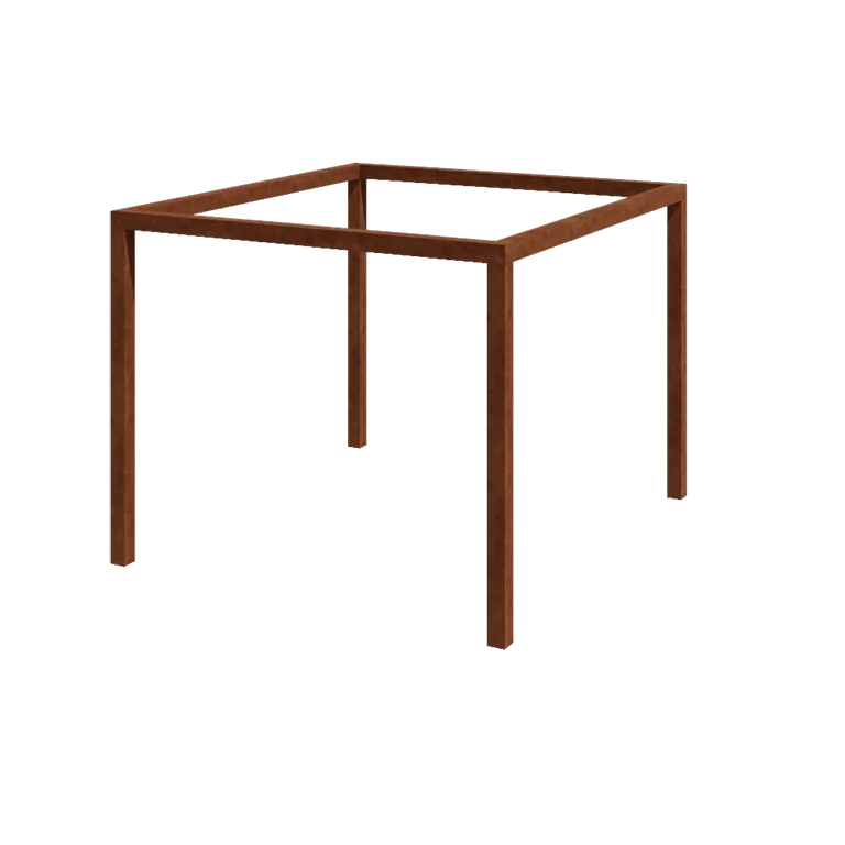 Kortena tērauda pergola - Kvadrāts - 324 x 300 x 230 cm - Bez betona pamata