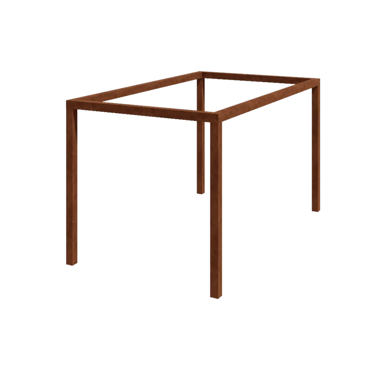 Kortena tērauda pergola - Taisnstūris - 424 x 250 x 230 cm - Bez betona pamata