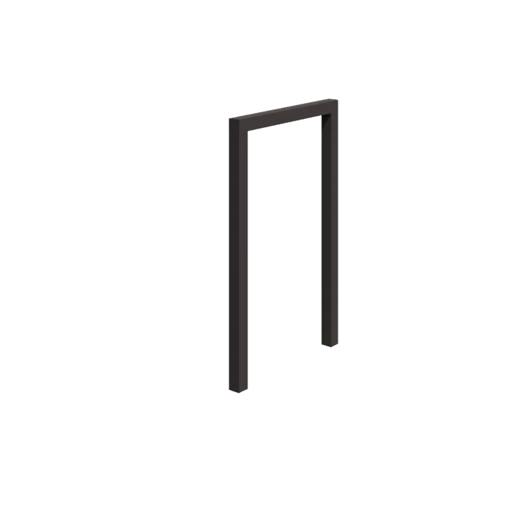 Tērauda pergola - Taisns - 150 x 230 cm - RAL7016 matēts (antracīta pelēks) - Bez betona pamata
