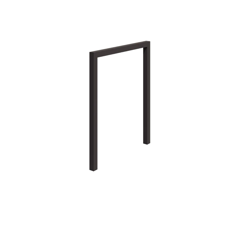 Tērauda pergola - Taisns - 200 x 230 cm - RAL7016 matēts (antracīta pelēks) - Bez betona pamata