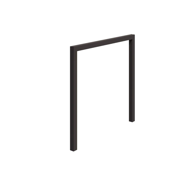 Tērauda pergola - Taisns - 250 x 230 cm - RAL7016 matēts (antracīta pelēks) - Bez betona pamata