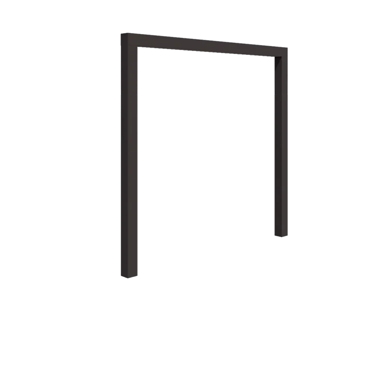 Tērauda pergola - Taisns - 250 x 230 cm - Cita RAL krāsa - Bez betona pamata