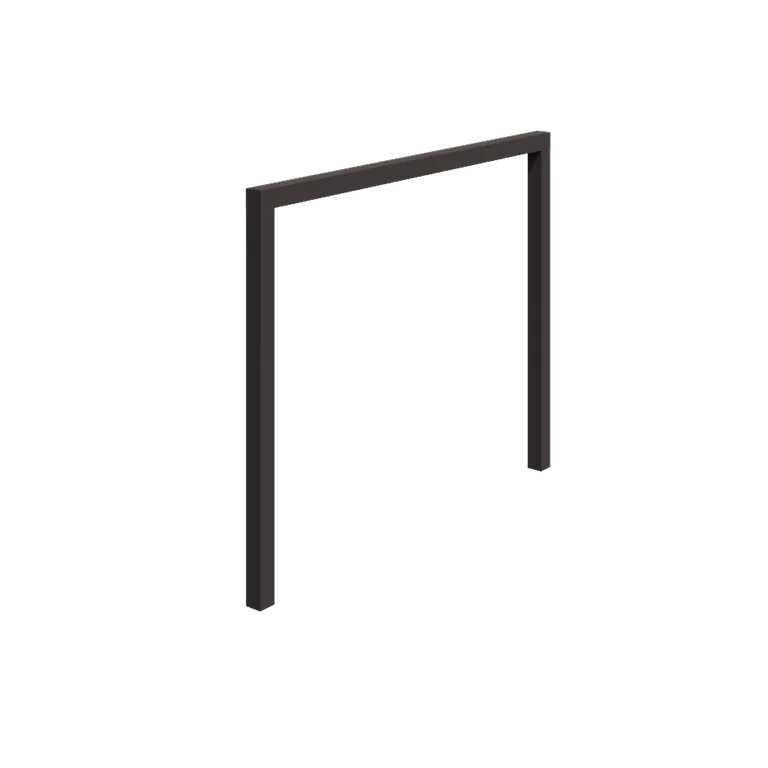 Tērauda pergola - Taisns - 300 x 230 cm - RAL7016 matēts (antracīta pelēks) - Bez betona pamata